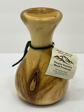 Aspen Wood 6  Vase Hand-Turned USA By Canyon Country Wood OOAK