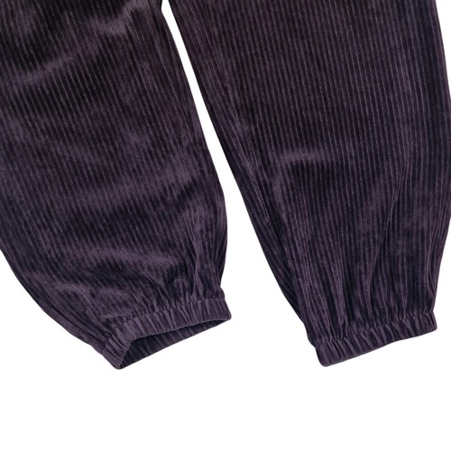 Nike Corduroy Joggers Womens Large Loose Fit Baggy Cuffed Burgundy Sweatpants - Picture 4 of 14