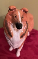 Vintage Beswick Porcelain Rough Collie Dog Champion Lochinvar of Lady Park