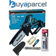 Makita DUC150Z 18v Cordless Brushless Chainsaw Pruning Saw 150mm 6" + Sharpener