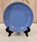 Vintage Hull Pottery USA Periwinkle Blue Pie Dish Plate ~ B-12 9 1/2 Diamond