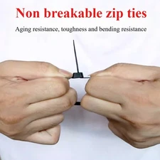 100-1000Pcs Cable Ties Heavy Duty 4" Nylon Wrap Wire Zip UV Resistant UL