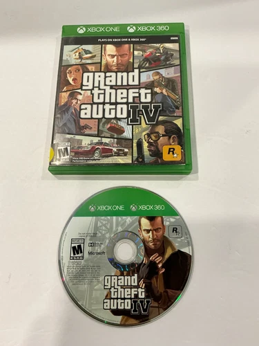 Grand Theft Auto IV GTA 4 Microsoft Xbox One No Manual Tested Works FAST SHIP