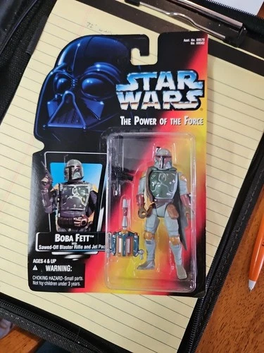 Star Wars Power of the Force Boba Fett with Sawed-off Blaster Rifle and Jet Pack