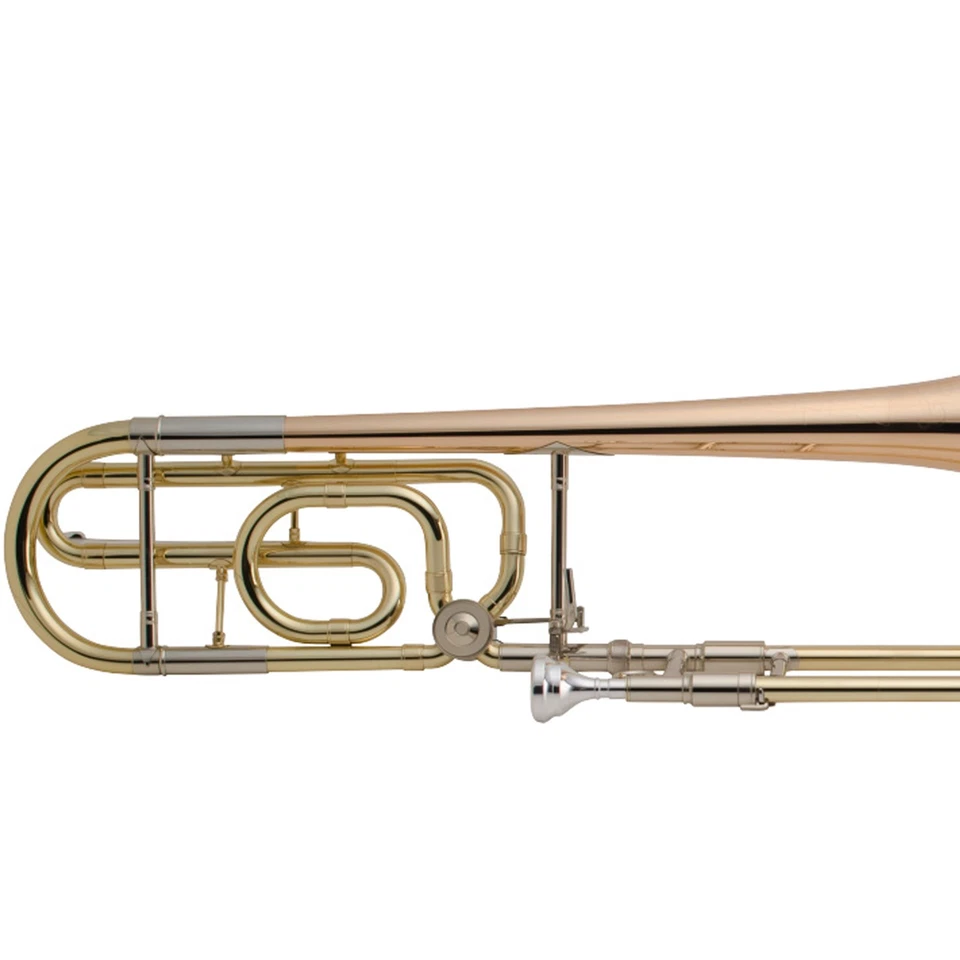 Conn 52HL Artist Tenor Bb Trombón Laca con Gran Diámetro y Campana de Latón Rosa Foto 3 de 4