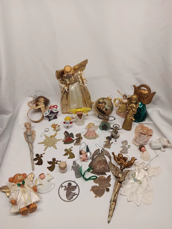 Angel Christmas Ornaments Lot
