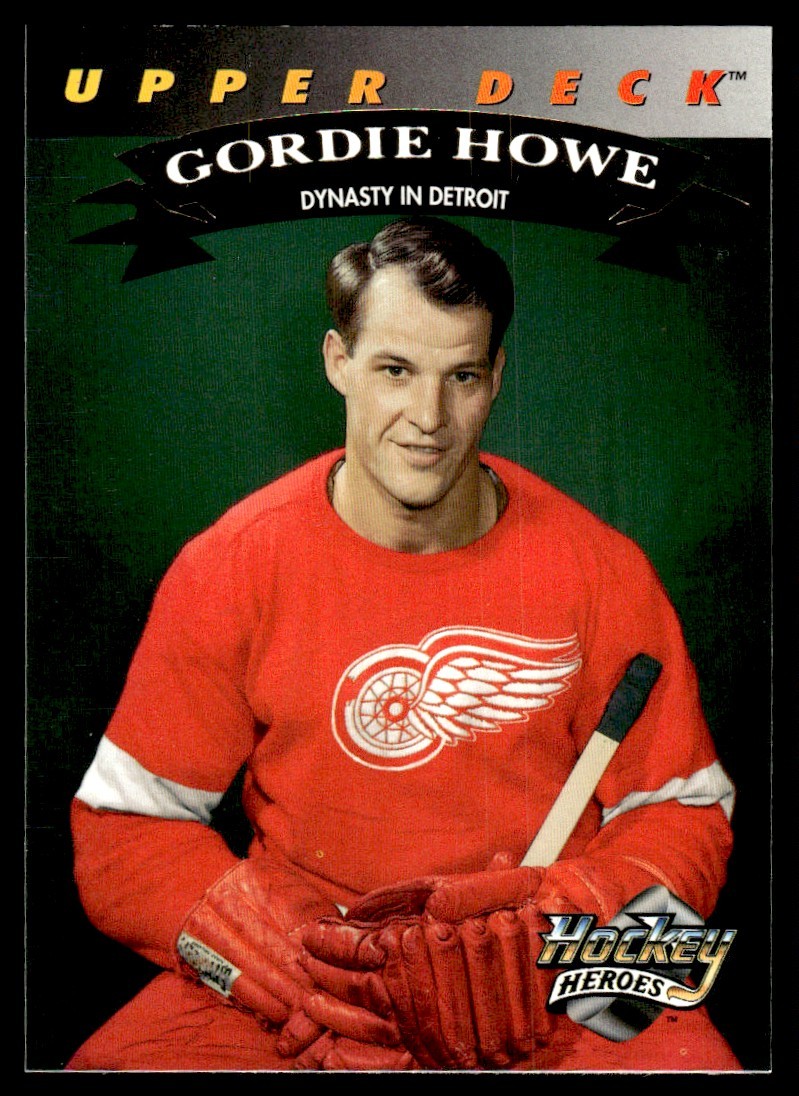 1992-93 Upper Deck Hockey Heroes Gordie Howe Gordie Howe Detroit Red Wings #20