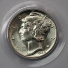 1940-S Mercury Dime PCGS MS66FB Series Slab