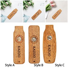 Wooden Kazoo Guitar Accompany Decor Funny Lightweight Portable Wind Instrument