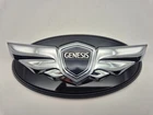 Black Ring Wing Logo Emblem Badge 1PC For 2011~2016 Hyundai Genesis Coupe