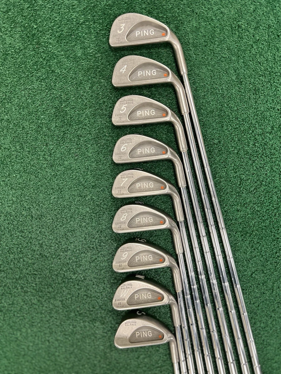 PING KARSTEN Ⅰ 9pcs 2-W Iron Set HEEL-TOE BALANCE Flex Stiff