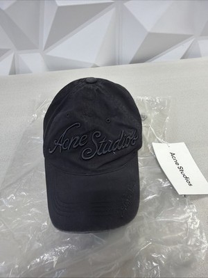 Acne Studios Black Logo Cap 