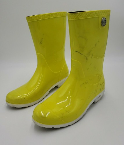 ugg rain boots yellow