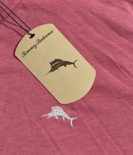 NEW Tommy Bahama Men's Large 1/4 Zip Lightweight New Red Sail Pullover Sweater L