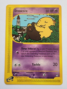 Drowzee 74a/147 Aquapolis Regular Common Vintage Pokemon Card TCG English NM