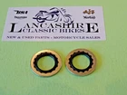 BSA TRIUMPH PETROL FUEL TAP SEALING WASHERS x 2     1/4 BSP - DOWTY TYPE 70-7351
