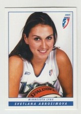 Svetlana Abrosimova 2005 WNBA RITTENHOUSE CARD #6 MINNESOTA LYNX