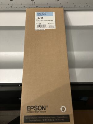 Epson Stylus T6365 LIGHT CYAN 700ml Ink for Stylus 7890 7900 9890 9900 genuine