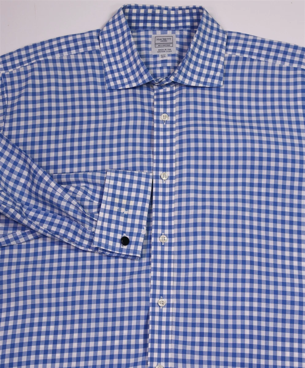 Camisa De Lino Para Hombre Hackett London - Teñida En Prenda, Cuello Abotonado, Corte Estándar