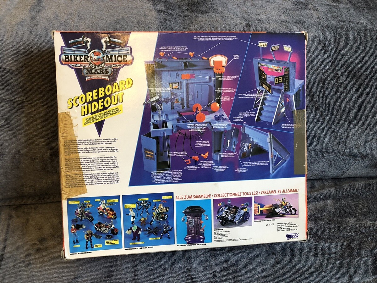 Biker Mice From Mars Scoreboard Hideout Galoob 1993 Sealed New Box