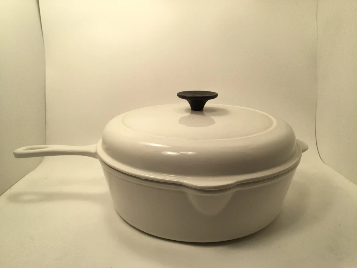 Creuset All White #27 Dutch Oven/Skillet |