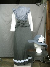 Victorian Dress Women's Edwardian Costume Civil War Reenactment Western Prairie