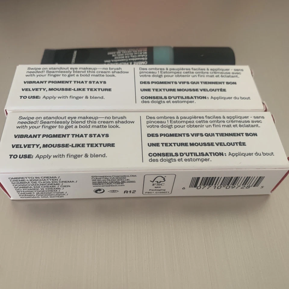 x2 smashbox always on cream shadow (cerulean) (10ml) Each - Image 2 of 2