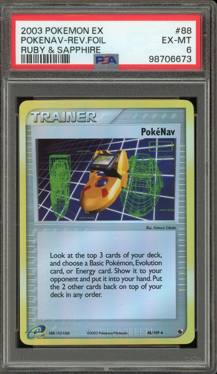 Pokenav 88/109 Ruby and Sapphire Reverse Holo for sale online | eBay