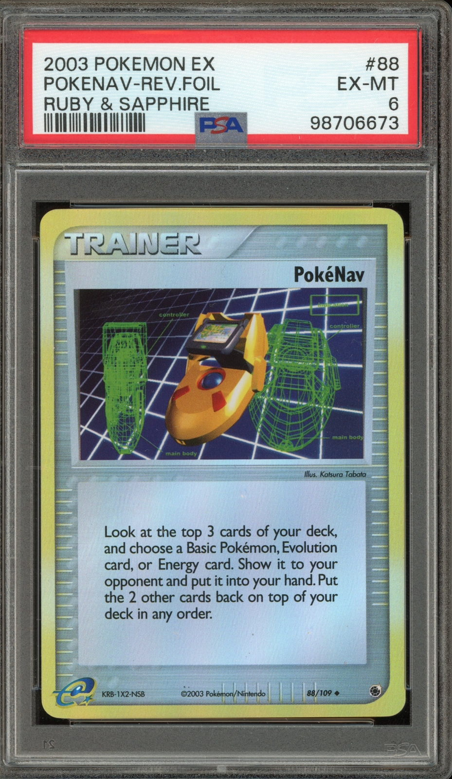 Pokenav 88/109 Ruby and Sapphire Reverse Holo for sale online | eBay