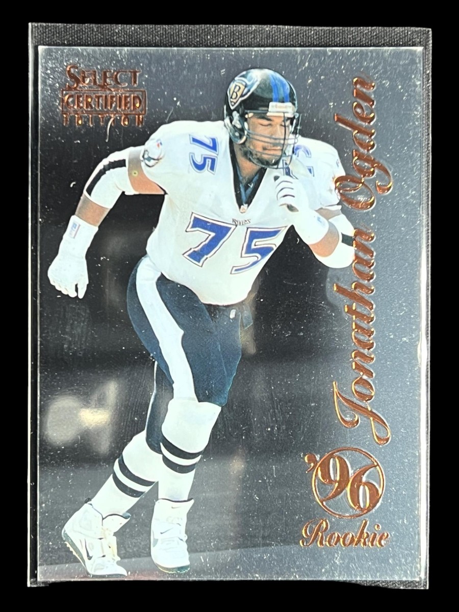 1996 Select Certified #109 Jonathan Ogden RC Baltimore Ravens | eBay