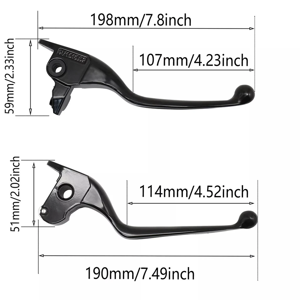 Nuevas palancas de freno y embrague para Harley Night Rod Special VRSCDX VRSCD 2006-2017 Foto 2 de 4
