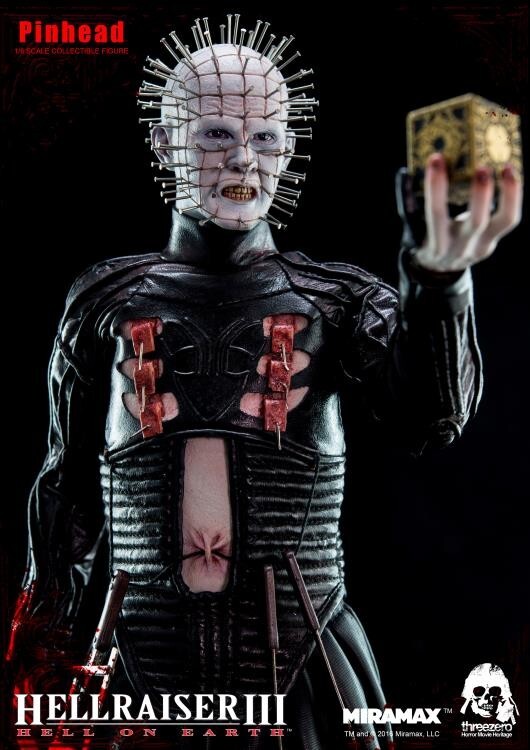 ThreeZero Hellraiser III - Hell on Earth Pinhead Figure (Factory