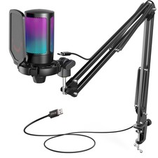 Fifine Usb Gaming Microphone Kit For Pc,ps4/5 Condenser Cardioid Mic Set