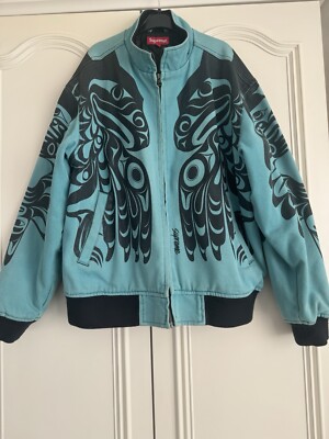 Supreme Makah Zip Up Jacket Teal Full Zip, Size Small, FW19 | eBay UK