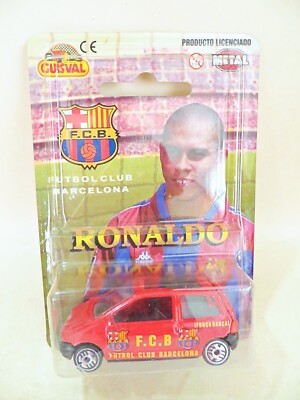 GUISVAL 'RENAULT TWINGO Mk.I'. BARCELONA FC RONALDO. MOC/MIB/BOXED/CARDED. RARE