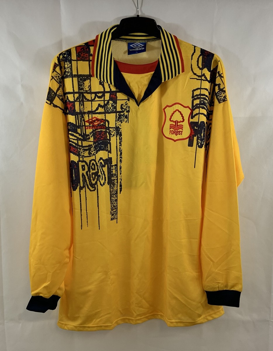 Nottingham Forest Match Issue Cooper 4 L/S Away Shirt 1995
