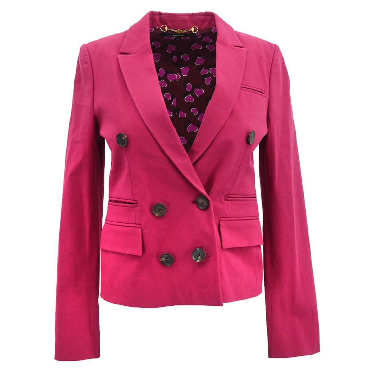 GUCCI ピンクジャケット ダブルボタン Gucci Double Breasted Jacket Pink UP51 2013 02790 0507 #36