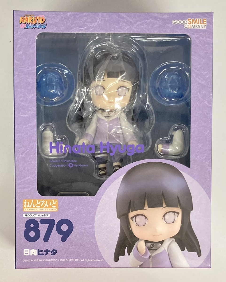 Nendoroid 879 W/Box Naruto Hinata Hyuga Figure Good Smile Company