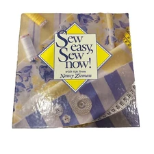 Sew Easy, Sew Now with Tips by Nancy Zieman - Large Binder w/Projects & Patterns
