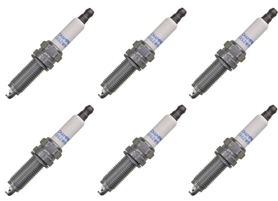 套装 6 个火花塞 Champion 9417 铱 适用于讴歌本田现代吉普预间隙 — 第 2/3 张图片