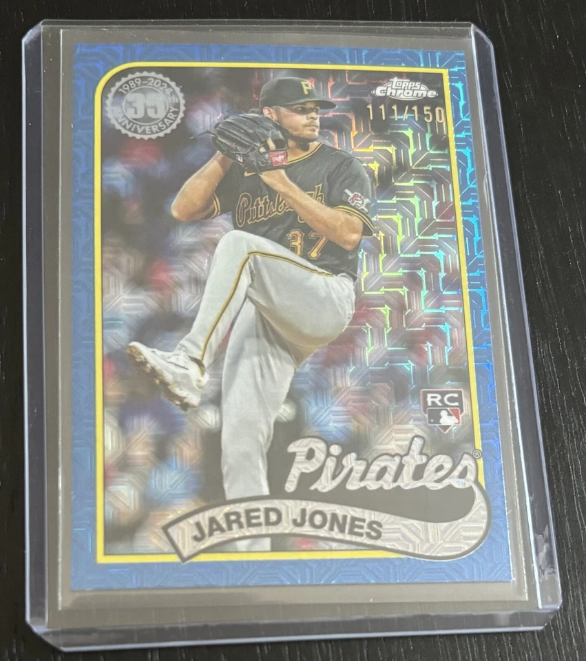 Lot of 14 - 2024 Jared Jones RC Topps Chrome Update Series Pittsburgh Pirates - Image 2 of 4