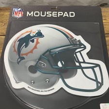 NFL Miami Dolphins Helmet MOUSE PAD Football Logo Computer Office Supply Sport
