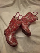 Girls Unicorn Lightup Rain Boots size 9-10