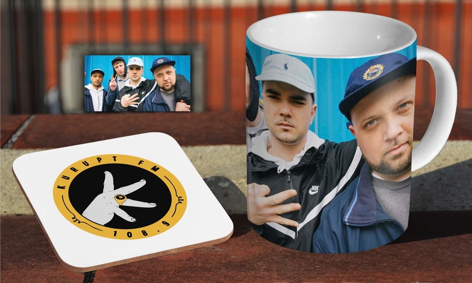 People Just Do Nothing Kurupt FM - Ceramic Coffee / Tea Mug + Matching Coaster