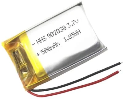 YUNIQUE GREEN-CLEAN-POWER LiPo Akku 3.7V 500mAh 902030 Wiederaufladbar Hohe Qualität für MP3, Kopfhörer