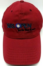 SBS OPEN at TURTLE BAY hat red adjustable cap - Made in USA!
