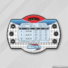 MACH 1 STYLE GEL STICKER FOR UNIPRO UniGo - KARTING