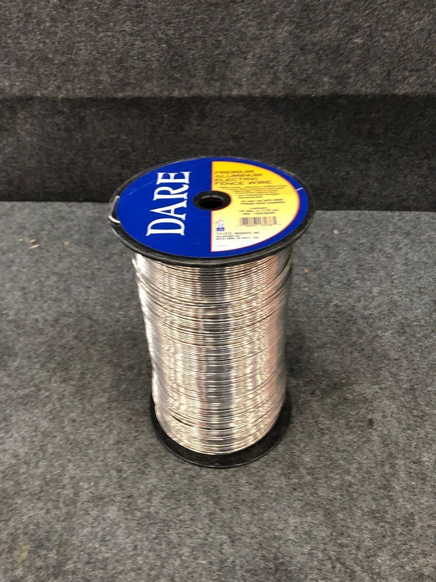 DARE 14AL2640 1/2 Mile 14 Gauge Premium Aluminum Electric Fence Wire