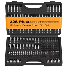 Screwdriver Bit Tool Kit Set Craftsman Home Repair 228 Pcs Screwdriver Bit Set