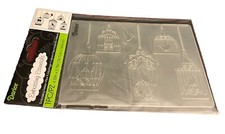 Darice Embossing Folder Birdcages With Birds 1219-101